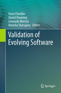 Enlarge image Cover: Validation of Evolving Software - Springer
