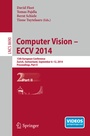 Cover: Computer Vision -- ECCV 2014 - Springer