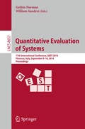 Cover: Quantitative Evaluation of Systems - Springer