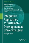 Cover: Integrative Approaches to Sustainable Development at University Level - Springer