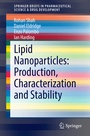 Cover: Lipid Nanoparticles: Production, Characterization and Stability - Springer