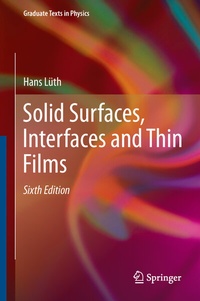 Enlarge image Cover: Solid Surfaces, Interfaces and Thin Films - Springer