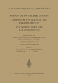 Cover: Symposium on Paramyloidoses / Symposium Concernant les Paramylo&iuml;doses / Symposium &uuml;ber die Paramyloidosen - Springer
