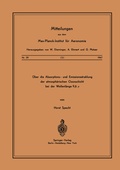 Cover: &Uuml;ber die Absorptions- und Emissionsstrahlung der Atmosph&auml;rischen Ozonschicht bei der Wellenl&auml;nge 9,6 &micro; - Springer