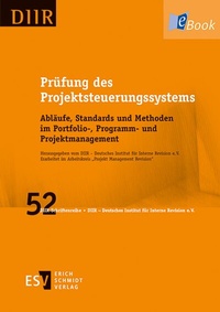Abbildung von: Prüfung des Projektsteuerungssystems - Erich Schmidt Verlag