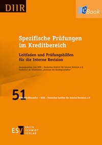 Abbildung von: Spezifische Prüfungen im Kreditbereich - Erich Schmidt Verlag