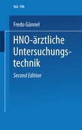 Cover: HNO-&auml;rztliche Untersuchungstechnik - Steinkopff