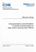 Cover: Characterization and simulation of bainite transformation in high carbon bearing steel 100Cr6 - Shaker