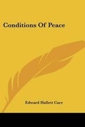 Cover: Conditions of Peace - Kessinger Publishing