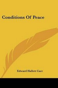 Enlarge image Cover: Conditions of Peace - Kessinger Publishing