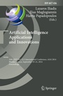 Cover: Artificial Intelligence Applications and Innovations - Springer