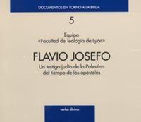Abbildung von: Flavio Josefo : un testigo judío de la Palestina del tiempo de los apóstoles - Editorial Verbo Divino