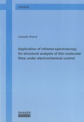 Cover: Application of infrared spectroscopy for structural analysis of thin molecular films under electrochemical control - Shaker