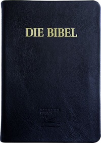 Abbildung von: Schlachter 2000 Bibel - Großdruckausgabe (Softcover, schwarz, Goldschnitt) - Christliche Literaturverbreitung