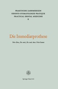 Cover: Die Immediatprothese - Birkh&auml;user