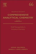 Cover: Gold Nanoparticles in Analytical Chemistry: Volume 66 - Elsevier
