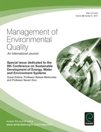 Enlarge image Cover: Special issue dedicated to the 8th Conference on Sustainable Development of Energy, Water and Environment Systems - Emerald Group Publishing Limited