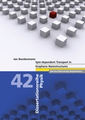 Cover: Spin-dependent Transport in Graphene Nanostructures - Universit&auml;tsverlag Regensburg