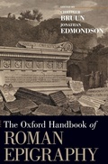 Cover: The Oxford Handbook of Roman Epigraphy - Oxford University Press Inc