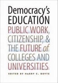 Enlarge image Cover: Democracy's Education - Vanderbilt University Press