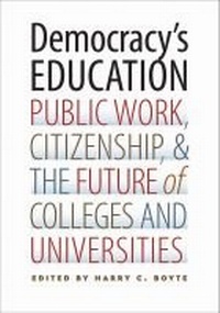 Enlarge image Cover: Democracy's Education - Vanderbilt University Press