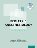Cover: Pediatric Anesthesiology - Oxford University Press Inc