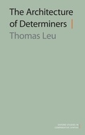 Cover: The Architecture of Determiners - Oxford University Press Inc