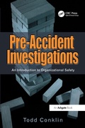 Cover: Pre-Accident Investigations - Ashgate Publishing Limited