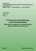 Cover: Zwischen Instrumentalisierung und Bedeutungslosigkeit - Edition Rainer Hampp