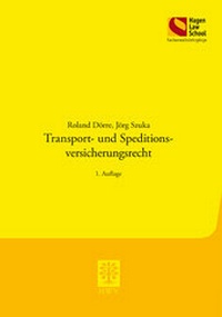 Abbildung von: Transport- und Spedititonsversicherungsrecht - Berliner Wissenschafts-Verlag