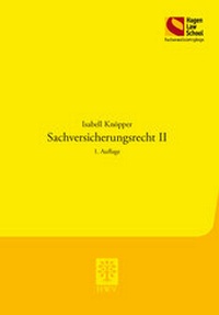Abbildung von: Sachversicherungsrecht II - Berliner Wissenschafts-Verlag