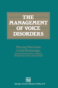 Abbildung von: The Management of Voice Disorders - Springer