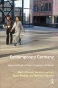 Cover: Contemporary Germany - Routledge