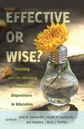 Cover: Effective or Wise? - Peter Lang Verlag