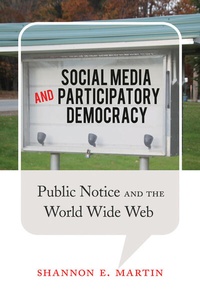Enlarge image Cover: Social Media and Participatory Democracy - Peter Lang Verlag