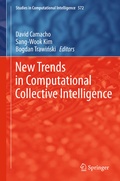 Cover: New Trends in Computational Collective Intelligence - Springer