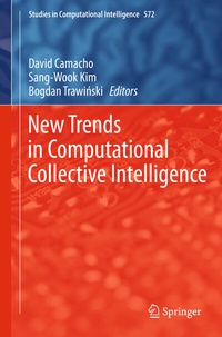 Enlarge image Cover: New Trends in Computational Collective Intelligence - Springer