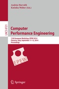 Cover: Computer Performance Engineering - Springer
