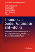 Cover: Informatics in Control, Automation and Robotics - Springer