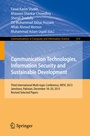 Cover: Communication Technologies, Information Security and Sustainable Development - Springer