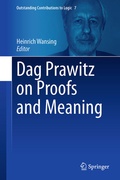 Cover: Dag Prawitz on Proofs and Meaning - Springer