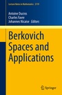 Cover: Berkovich Spaces and Applications - Springer