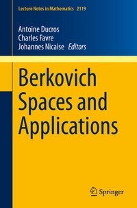 Abbildung von: Berkovich Spaces and Applications - Springer