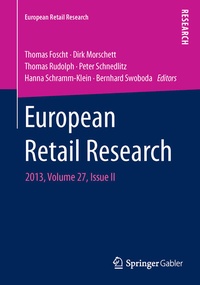Enlarge image Cover: European Retail Research - Springer Gabler