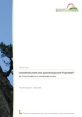 Cover: Umweltinstrument oder agrar&ouml;kologisches Feigenblatt? - Bundesanstalt f&uuml;r Agrarwirtschaft und Bergbauernfragen