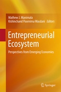 Cover: Entrepreneurial Ecosystem - Springer