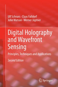 Enlarge image Cover: Digital Holography and Wavefront Sensing - Springer