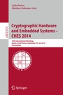 Cover: Cryptographic Hardware and Embedded Systems -- CHES 2014 - Springer