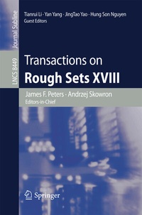 Abbildung von: Transactions on Rough Sets XVIII - Springer