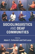 Cover: Sociolinguistics and Deaf Communities - Cambridge University Press